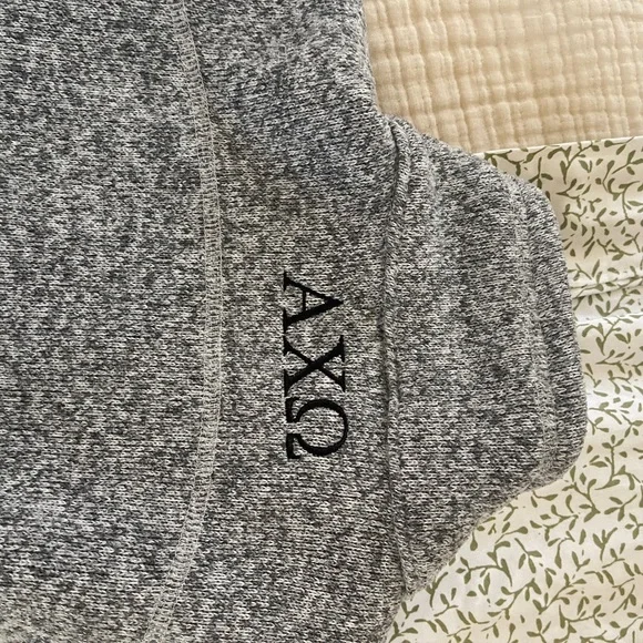 Patagonia Heather Gray woman’s Vest K-State Alpha Chi Omega logo XL - Picture 8 of 8